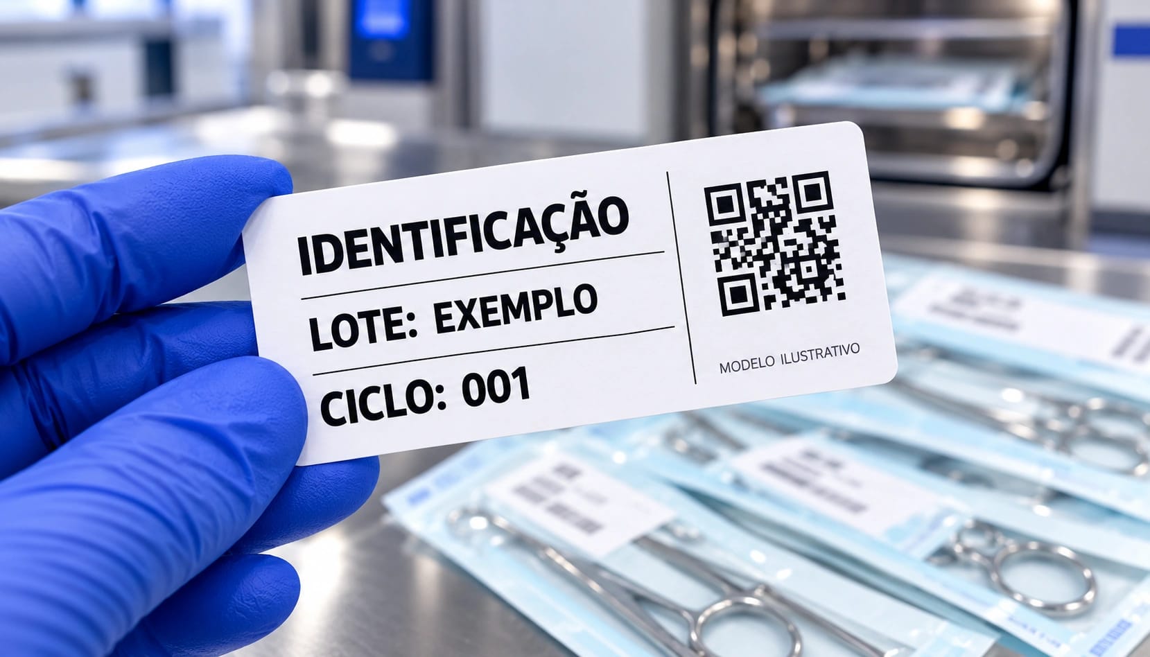 Etiqueta para autoclave