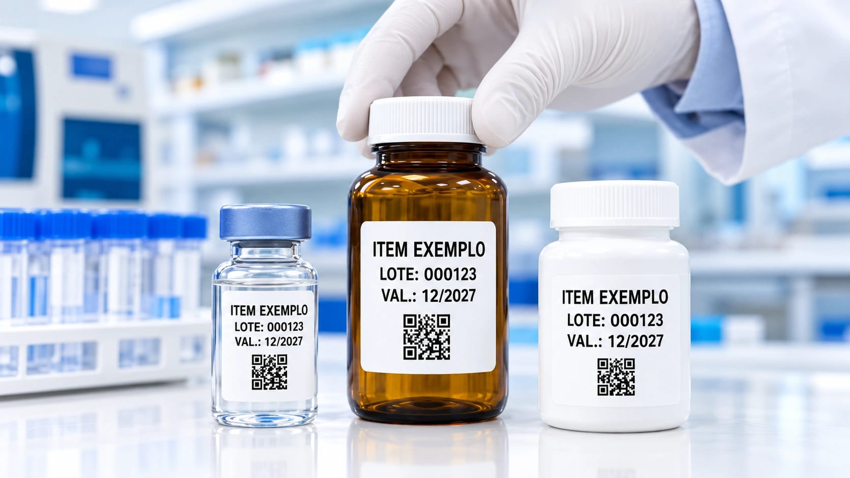 Etiqueta para Controle Farmacêutico