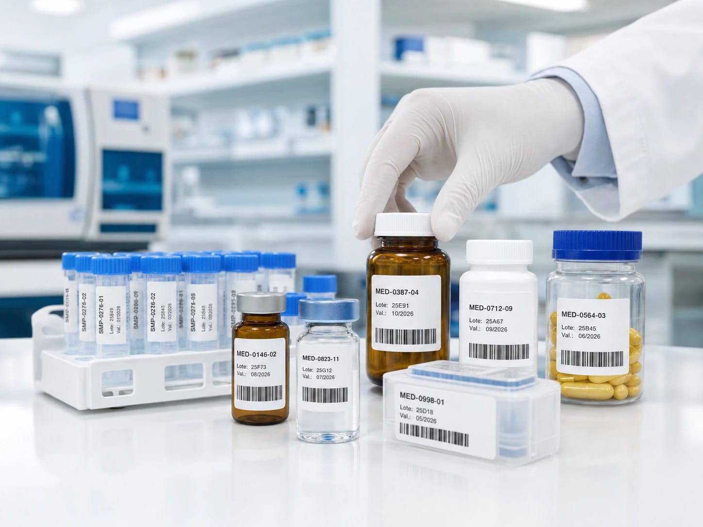 Etiqueta para Controle Farmacêutico