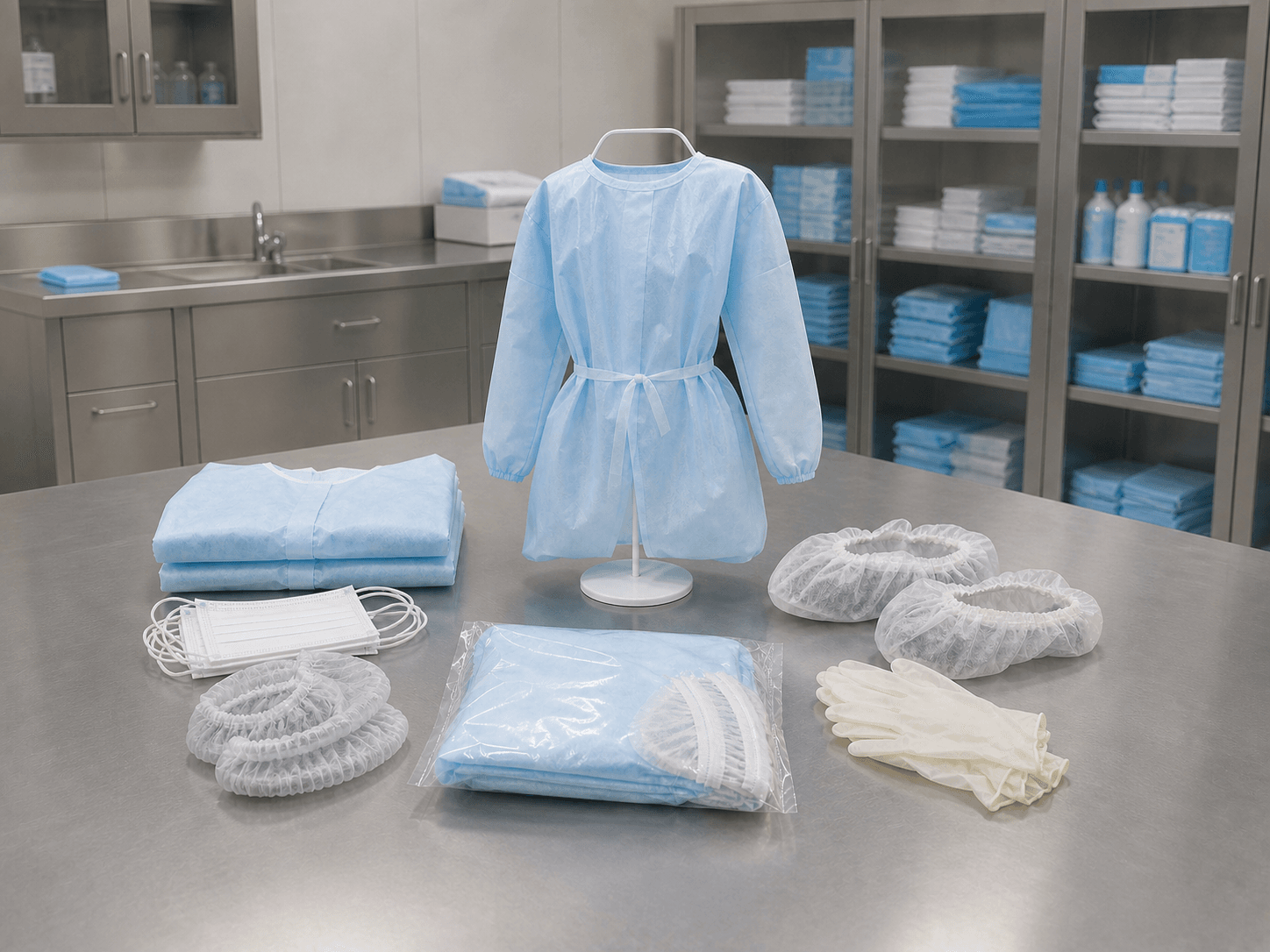 Kit de Proteção Hospitalar Descartável