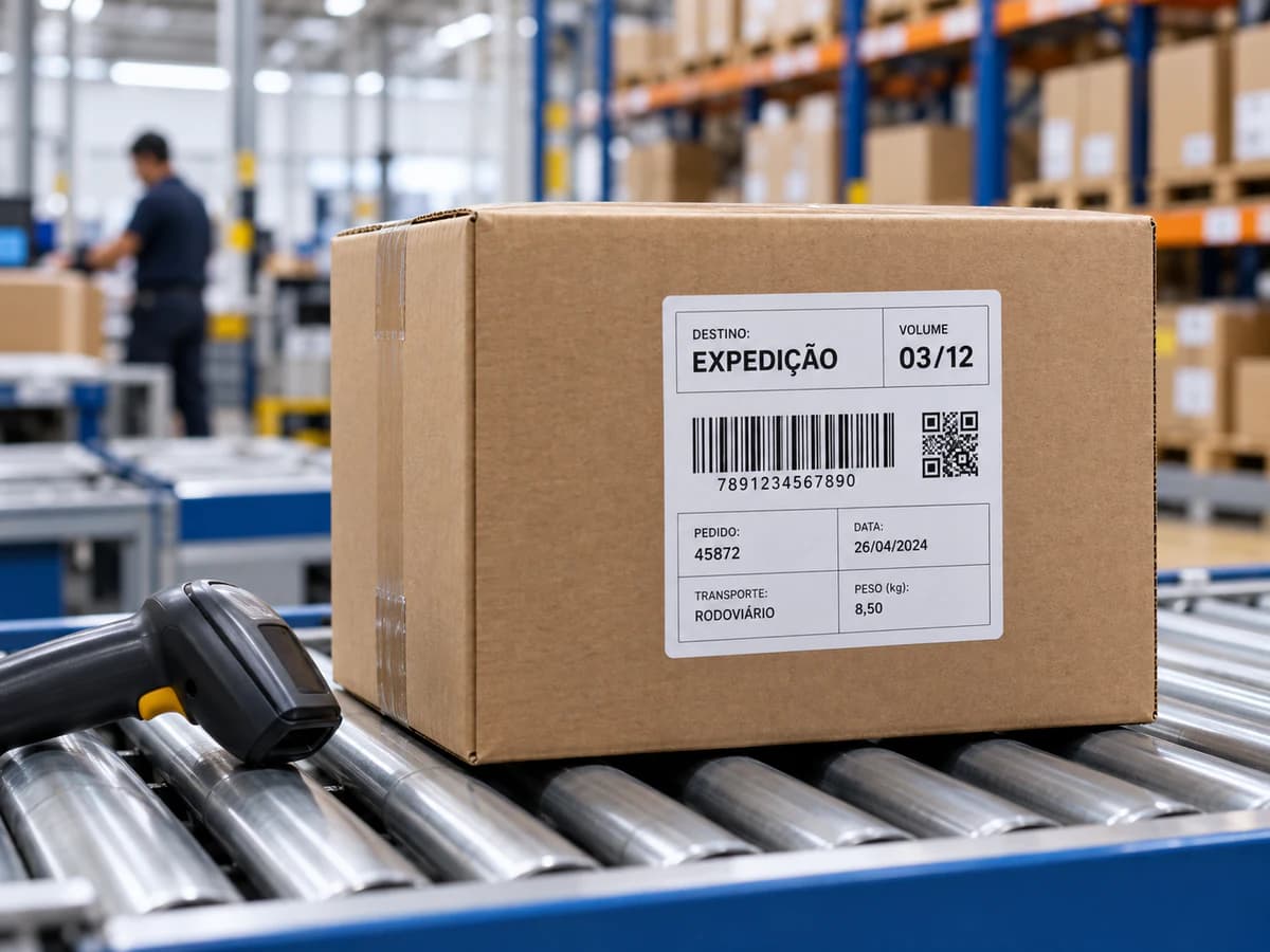 Etiqueta para Expedição e Transporte